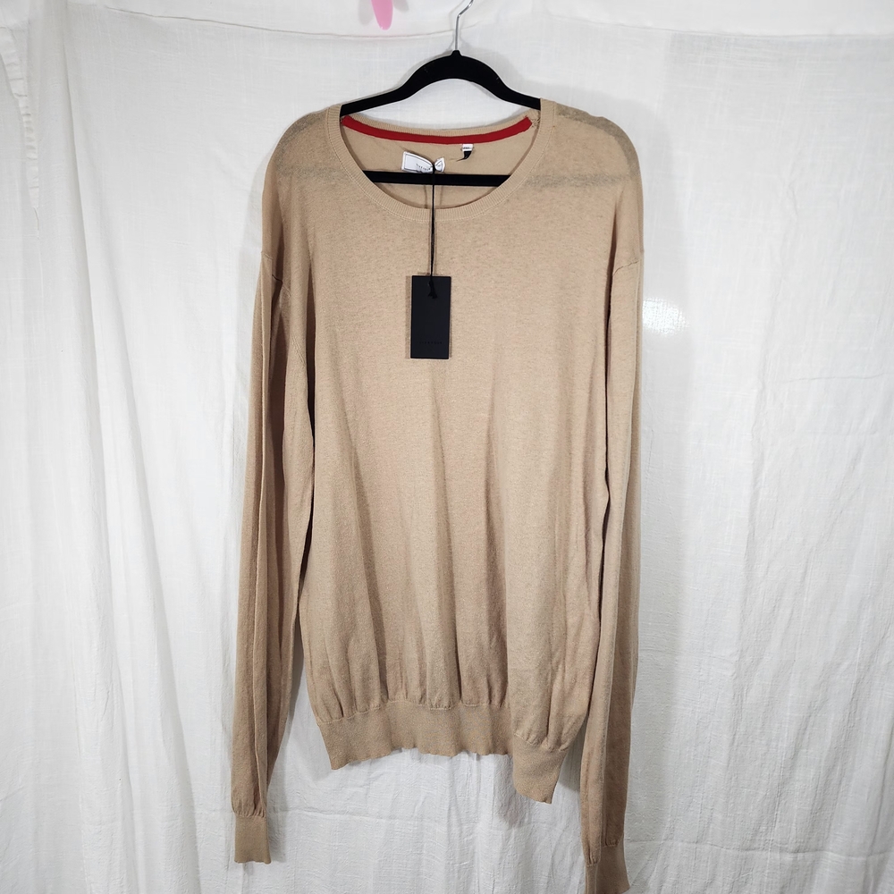 NWT FIVE FOUR Men's Tan Sweater